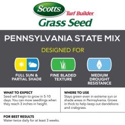 Buy 😍 Scotts Turf Builder Pennsylvania State Mixed Sun or Shade Grass Seed 3 lb ⭐ -Scotts Sales Store 09660e03 63b2 47ed b22f a8a247e14a14