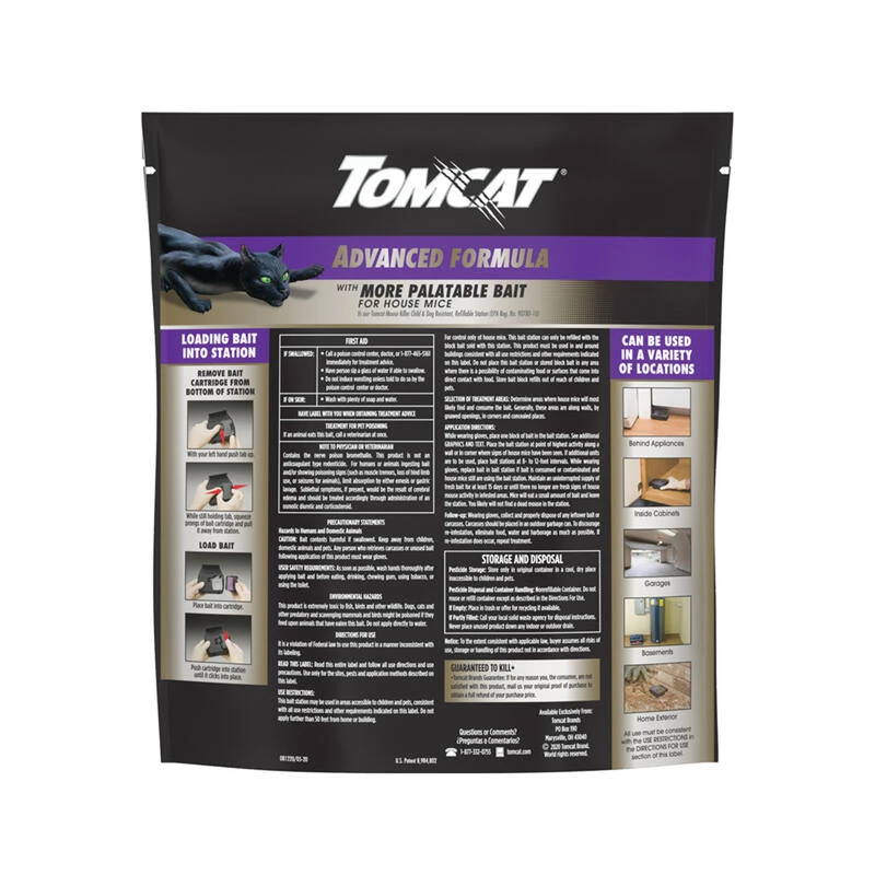 Cheapest 🌟 Tomcat Advanced Formula Bait Station and Bait Blocks For Mice 6 oz 6 pk ✔️ 4 Cheapest 🌟 Tomcat Advanced Formula Bait Station and Bait Blocks For Mice 6 oz 6 pk ✔️ - Image 2