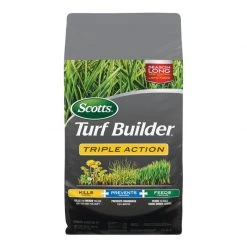 Outlet โจ Scotts Turf Builder Triple Action1 Weed & Feed Lawn Fertilizer For All Grasses 4000 sq ft ๐งจ