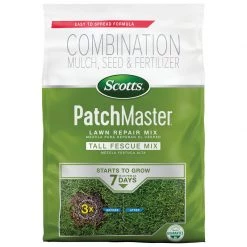 Best deal ✨ Scotts PatchMaster Tall Fescue Grass Sun or Shade Seed/Fertilizer/Mulch Repair Kit 10 lb ✔️