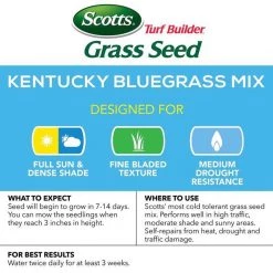 Cheapest βοΈ Scotts Turf Builder Kentucky Bluegrass Sun or Shade Grass Seed 7 lb 𧨠12 Cheapest βοΈ Scotts Turf Builder Kentucky Bluegrass Sun or Shade Grass Seed 7 lb 𧨠-Scotts Sales Store 23c2a29d 00b4 4179 964f 13d695924e0c
