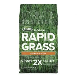 Promo 💯 Scotts Turf Builder Rapid Grass Bermuda Grass Sun or Shade Grass Seed and Fertilizer 8 lb 🎉