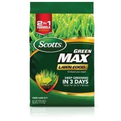 Hot Sale 🧨 Scotts Green Max All-Purpose Lawn Fertilizer For All Grasses 10000 sq ft 🤩