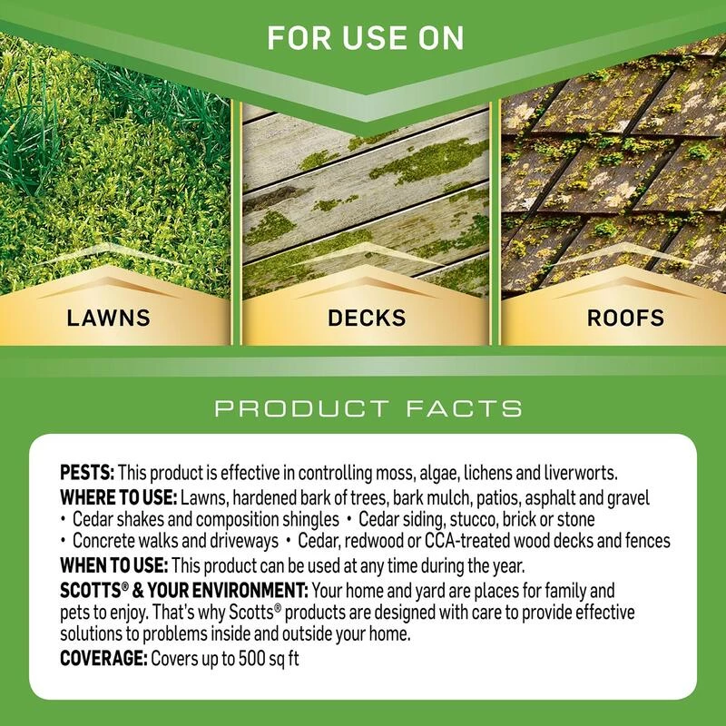 Cheap 🌟 Scotts MossEx Moss Control RTS Hose-End Concentrate 32 oz 🤩 5 Cheap 🌟 Scotts MossEx Moss Control RTS Hose-End Concentrate 32 oz 🤩 - Image 3