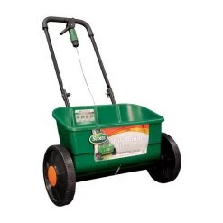 Budget 🛒 Scotts Turf Builder 22 in. W Drop Push Spreader For Fertilizer/Ice Melt/Seed 25 lb 💯
