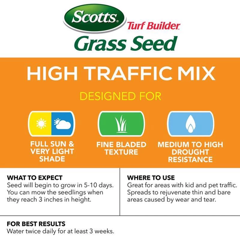Buy 🌟 Scotts Turf Builder High Traffic Mixed Sun or Shade Grass Seed 3 lb 🔔 4 Buy 🌟 Scotts Turf Builder High Traffic Mixed Sun or Shade Grass Seed 3 lb 🔔 - Image 2