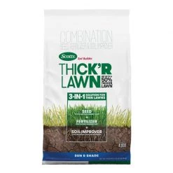 Hot Sale ๐คฉ Scotts Turf Builder ThickR Lawn All-Purpose Lawn Fertilizer For Sun/Shade Mix 4000 sq ft ๐งจ
