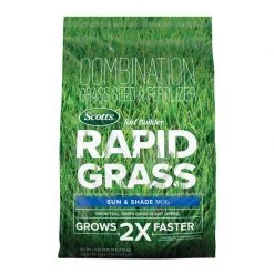 Best Sale ๐ Scotts Turf Builder Rapid Grass Mixed Sun or Shade Grass Seed and Fertilizer 16 lb ๐