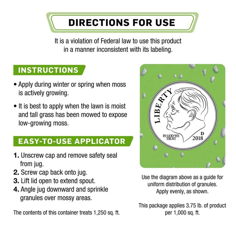 Buy ๐ Scotts MossEx Moss Control Granules 4.59 lb ๐ 8 Buy ๐ Scotts MossEx Moss Control Granules 4.59 lb ๐ - Image 6