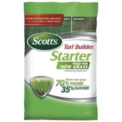 Promo 🧨 Scotts Turf Builder Lawn Starter Lawn Fertilizer For All Grasses 5000 sq ft ⌛