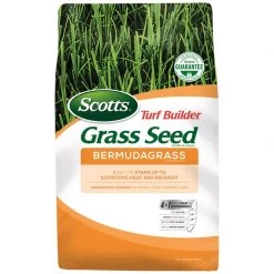 Brand new ⭐ Scotts Turf Builder Bermuda Grass Full Sun Grass Seed 1 lb ✔️