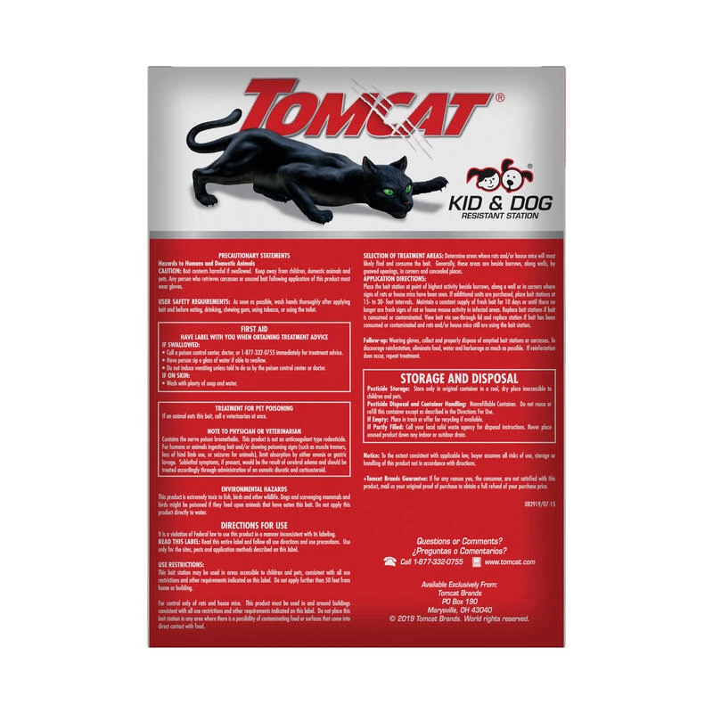Promo 💯 Tomcat Bait Station Blocks For Mice and Rats 4 oz 1 pk 😍 4 Promo 💯 Tomcat Bait Station Blocks For Mice and Rats 4 oz 1 pk 😍 - Image 2