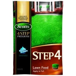 Outlet ⌛ Scotts Step 4 Weed & Feed Lawn Fertilizer For All Grasses 15000 sq ft ❤️