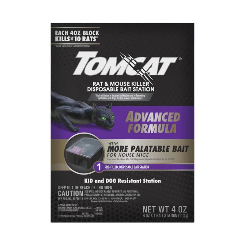 Deals ⭐ Tomcat Advanced Bait Station and Bait Blocks For Rats 1 pk 🔥 3 Deals ⭐ Tomcat Advanced Bait Station and Bait Blocks For Rats 1 pk 🔥