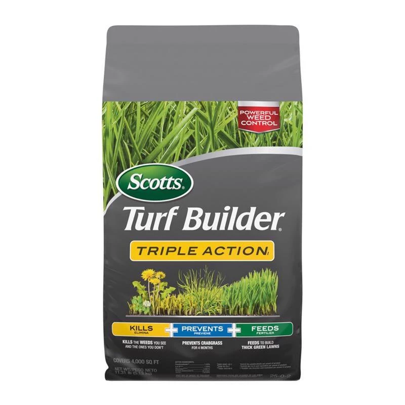Discount ๐ Scotts Turf Builder Triple Action Weed & Feed Lawn Fertilizer For Multiple Grass Types 4000 sq ft ๐ 3 Discount ๐ Scotts Turf Builder Triple Action Weed & Feed Lawn Fertilizer For Multiple Grass Types 4000 sq ft ๐