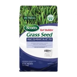 Best Pirce 👏 Scotts Turf Builder Heat-Tolerant Blue Mix Tall Fescue Grass Full Sun/Light Shade Grass Seed 3 lb ✨