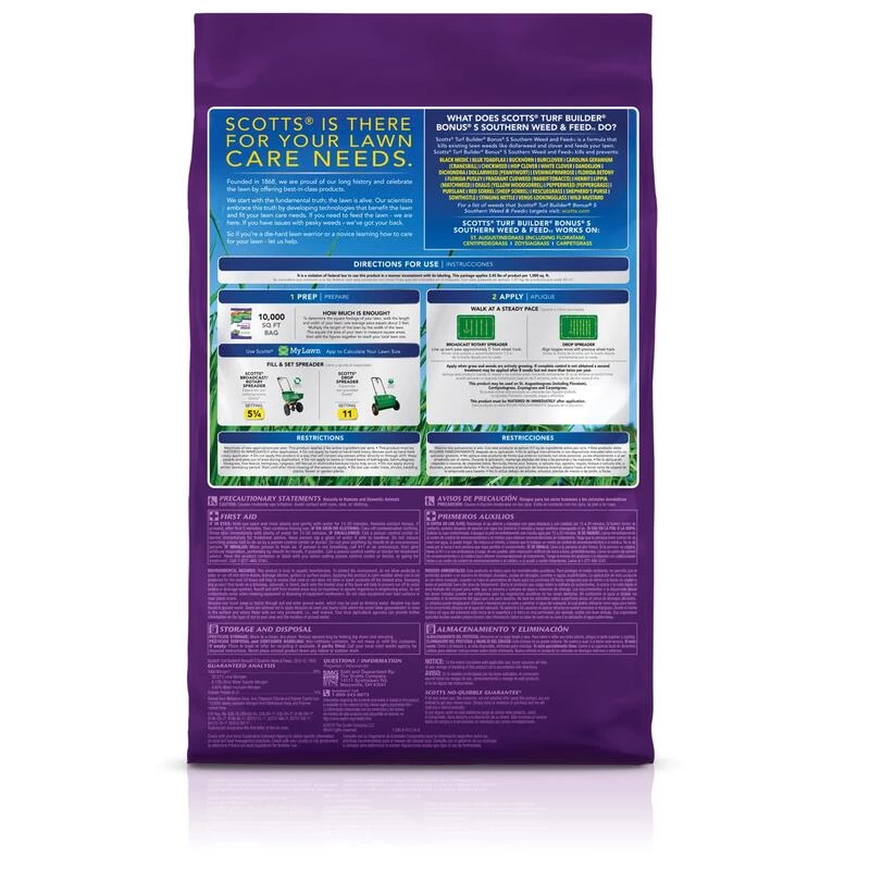 Deals 👏 Scotts Turf Builder Bonus S Weed & Feed Lawn Fertilizer For Multiple Grass Types 10000 sq ft 🤩 4 Deals 👏 Scotts Turf Builder Bonus S Weed & Feed Lawn Fertilizer For Multiple Grass Types 10000 sq ft 🤩 - Image 2