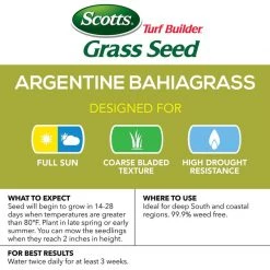 Hot Sale 👍 Scotts Turf Builder Argentine Bahiagrass Sun or Shade Grass Seed 5 lb 😍 -Scotts Sales Store 9ee8f689 0fb8 41fa 84fc 5a85ecc235f6