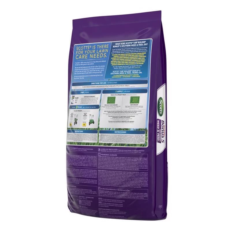 Deals 👏 Scotts Turf Builder Bonus S Weed & Feed Lawn Fertilizer For Multiple Grass Types 10000 sq ft 🤩 6 Deals 👏 Scotts Turf Builder Bonus S Weed & Feed Lawn Fertilizer For Multiple Grass Types 10000 sq ft 🤩 - Image 4