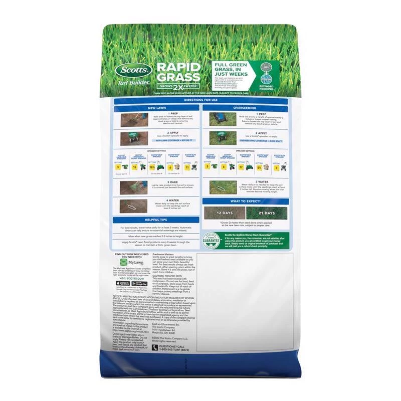 Brand new 🌟 Scotts Turf Builder Rapid Grass Mixed Sun or Shade Grass Seed and Fertilizer 5.6 lb 👍 5 Brand new 🌟 Scotts Turf Builder Rapid Grass Mixed Sun or Shade Grass Seed and Fertilizer 5.6 lb 👍 - Image 3