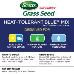 Outlet ⌛ Scotts Turf Builder Heat-Tolerant Blue Mix Tall Fescue Grass Full Sun/Medium Shade Grass Seed 7 lb ✔️ 14 Outlet ⌛ Scotts Turf Builder Heat-Tolerant Blue Mix Tall Fescue Grass Full Sun/Medium Shade Grass Seed 7 lb ✔️ -Scotts Sales Store ae8ac065 f8b1 4625 a0ac 3cc0348afaf2