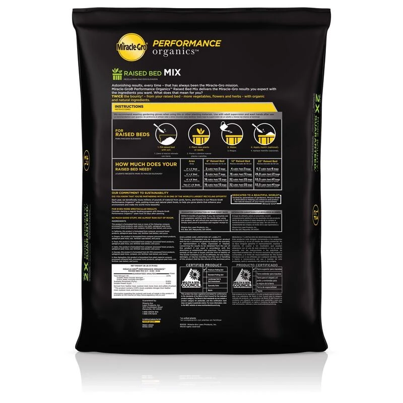 Coupon ๐ Miracle-Gro Performance Organics Organic All Purpose Raised Bed Soil 1.3 cu ft ๐ 4 Coupon ๐ Miracle-Gro Performance Organics Organic All Purpose Raised Bed Soil 1.3 cu ft ๐ - Image 2