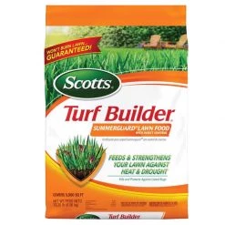 Hot Sale 🧨 Scotts Turf Builder SummerGuard Insect and Grub Control Lawn Fertilizer For All Grasses 5000 sq ft 🛒