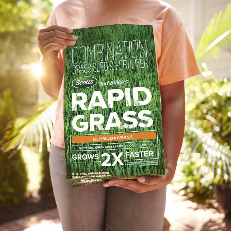 Promo 💯 Scotts Turf Builder Rapid Grass Bermuda Grass Sun or Shade Grass Seed and Fertilizer 8 lb 🎉 5 Promo 💯 Scotts Turf Builder Rapid Grass Bermuda Grass Sun or Shade Grass Seed and Fertilizer 8 lb 🎉 - Image 3