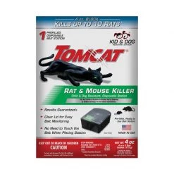 Promo 💯 Tomcat Bait Station Blocks For Mice and Rats 4 oz 1 pk 😍