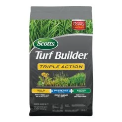 Discount ⌛ Scotts Turf Builder Triple Action Weed & Feed Lawn Fertilizer For All Grasses 10000 sq ft 🎁