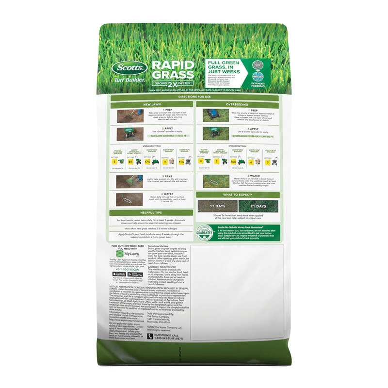Discount ๐ Scotts Turf Builder Rapid Grass Tall Fescue Grass Sun or Shade Grass Seed and Fertilizer 5.6 lb โค๏ธ 4 Discount ๐ Scotts Turf Builder Rapid Grass Tall Fescue Grass Sun or Shade Grass Seed and Fertilizer 5.6 lb โค๏ธ - Image 2