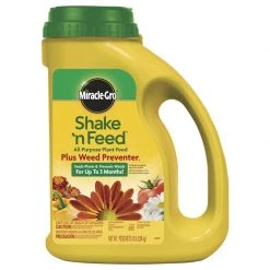 Deals ✨ Miracle-Gro Shake 'N Feed Granules Weed Preventer plus Plant Food 4.5 lb 👏