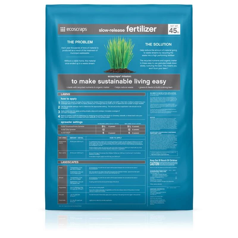 Promo ๐ EcoScraps Slow-Release Nitrogen Lawn Fertilizer For All Grasses 2500 sq ft ๐ 6 Promo ๐ EcoScraps Slow-Release Nitrogen Lawn Fertilizer For All Grasses 2500 sq ft ๐ - Image 4