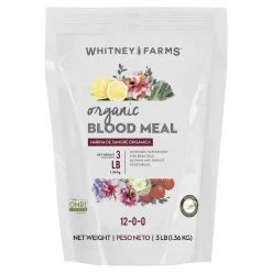 Budget 🤩 Whitney Farms Organic Granules Organic Blood Mel Blood Meal 3 lb 💯