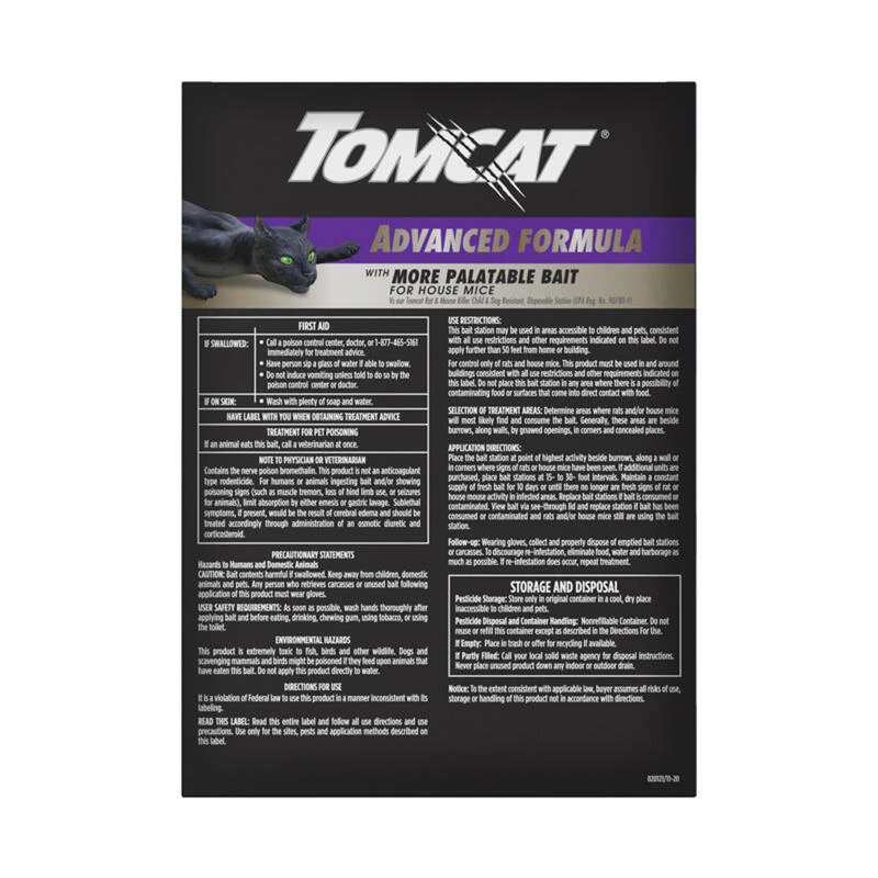 Deals ⭐ Tomcat Advanced Bait Station and Bait Blocks For Rats 1 pk 🔥 4 Deals ⭐ Tomcat Advanced Bait Station and Bait Blocks For Rats 1 pk 🔥 - Image 2