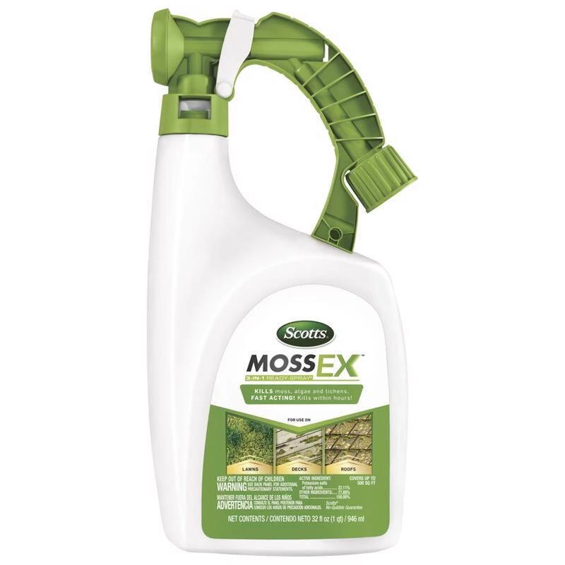 Cheap 🌟 Scotts MossEx Moss Control RTS Hose-End Concentrate 32 oz 🤩 3 Cheap 🌟 Scotts MossEx Moss Control RTS Hose-End Concentrate 32 oz 🤩